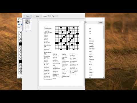 Creating American newspaper-style crossword puzzles