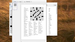 Creating American newspaper-style crossword puzzles screenshot 4
