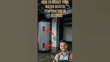 How To Adjust Your Water Heater Temperature In 30 Seconds #rheem #waterheater