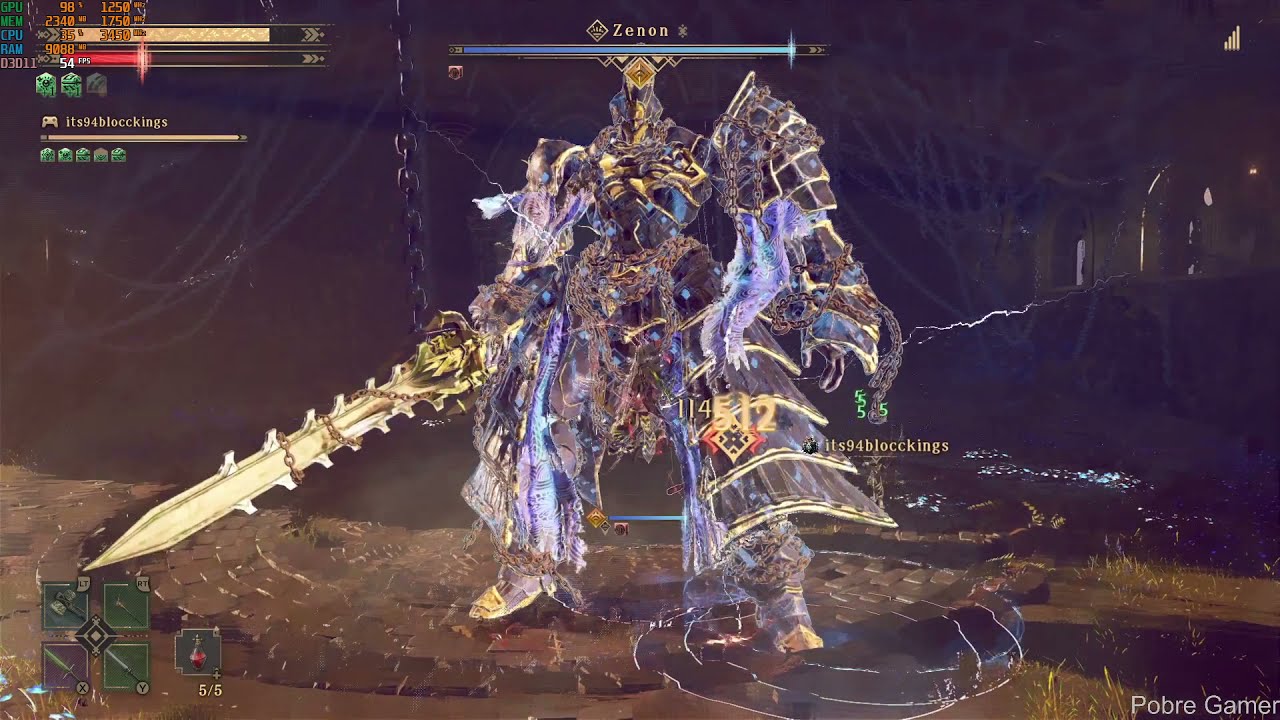 Babylon's Fall - Gameplay Benchmark [High] RX 570 + Ryzen 1700 / (PC)