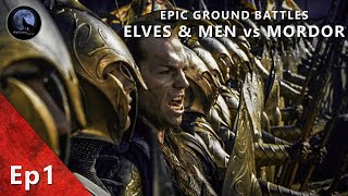 EPIC Ground Battles | Elves and Men vs Mordor | Lord of the Rings: The Fellowship of the Ring