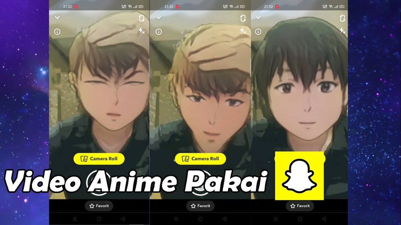 Tutorial Edit Video Jadi Anime Style Pakai Snapchat Caranya Gampang Banget Youtube