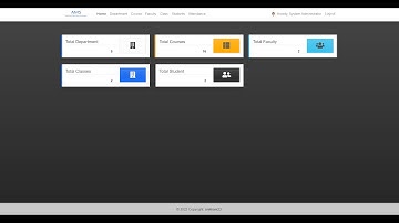 College Attendance Management System in Python using Django DEMO