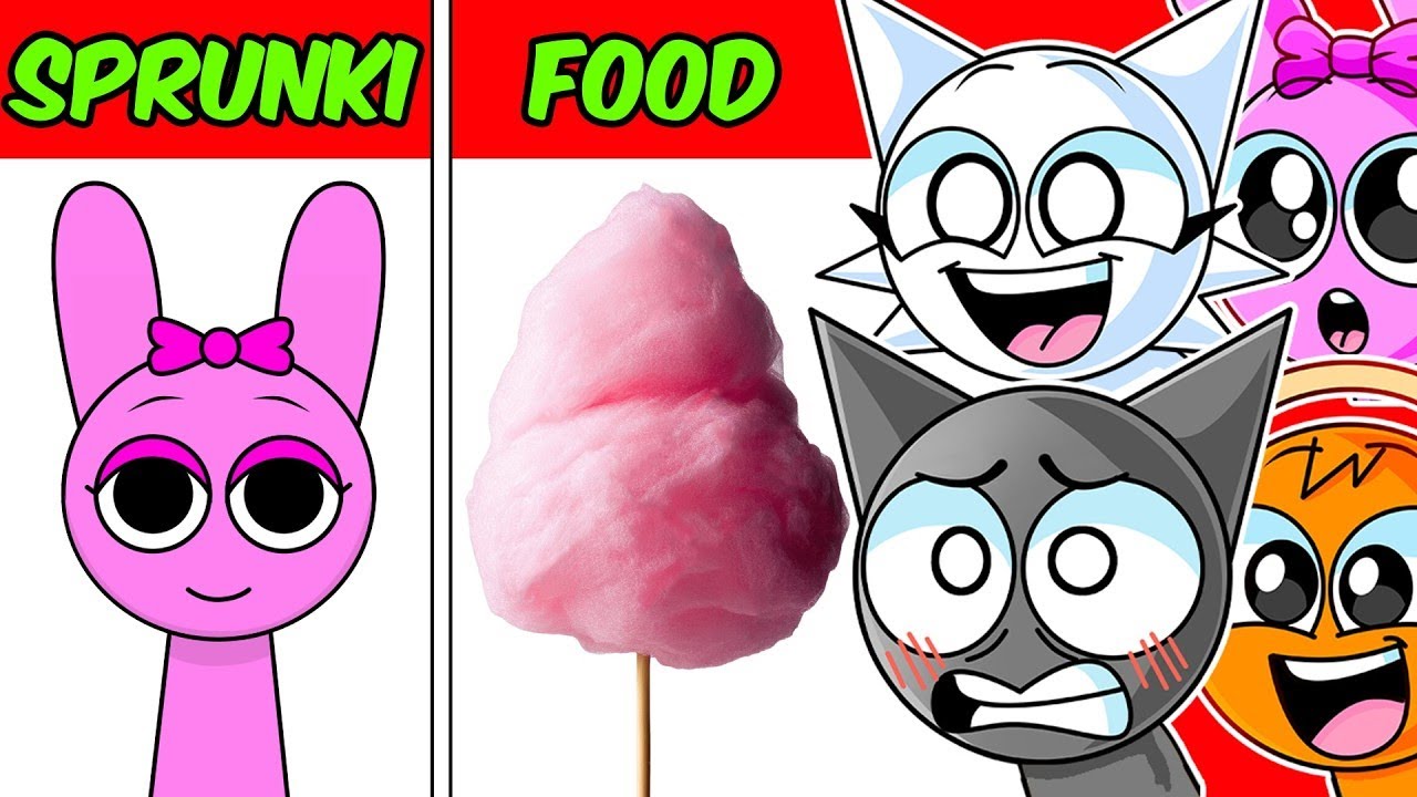 FAVOURITE FOODS OF ALL SPRUNKI SQUAD!