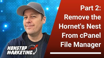 Part 2:  Remove the Malware Hornet