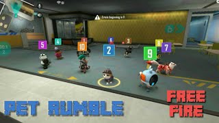 pet rumble free fire gameplay