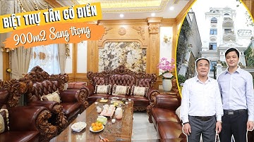 TOÀN CẢNH - Thiết Kế Nội Thất Biệt Thự Tân Cổ Điển 5 Tầng - ĐẸP NGẤT NGÂY