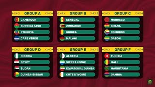 مجموعات كأس افريقيا 2021 بالكاميرون | Coupe d'Afrique 2021 au Cameroun