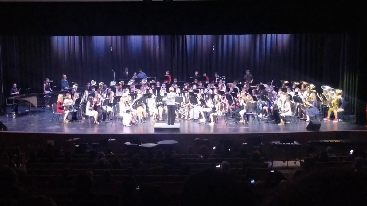 Savana's 8th grade regional band concert - YouTube