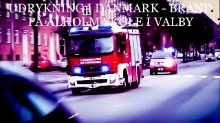 Udrykning I Danmark - Brand På Ålholm Skole I Valby