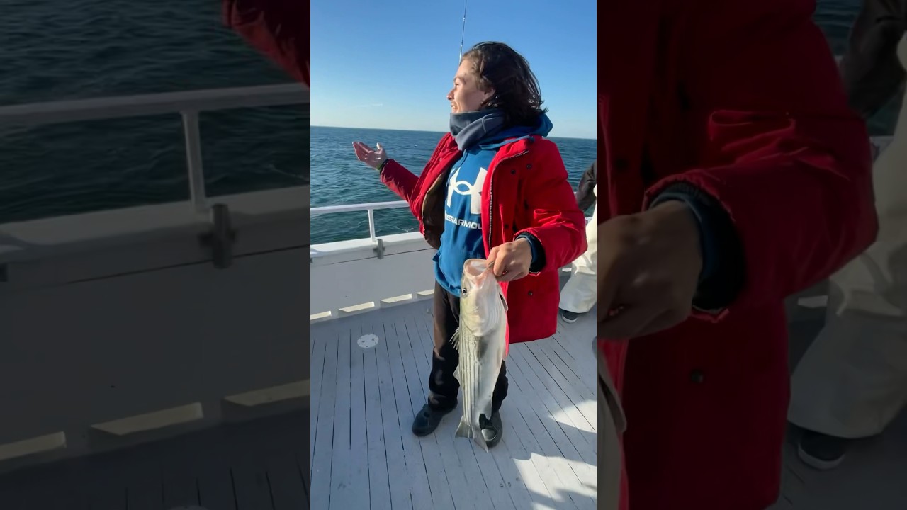 Fishing The End!! Montauk Striped Bass! 🐄🗼