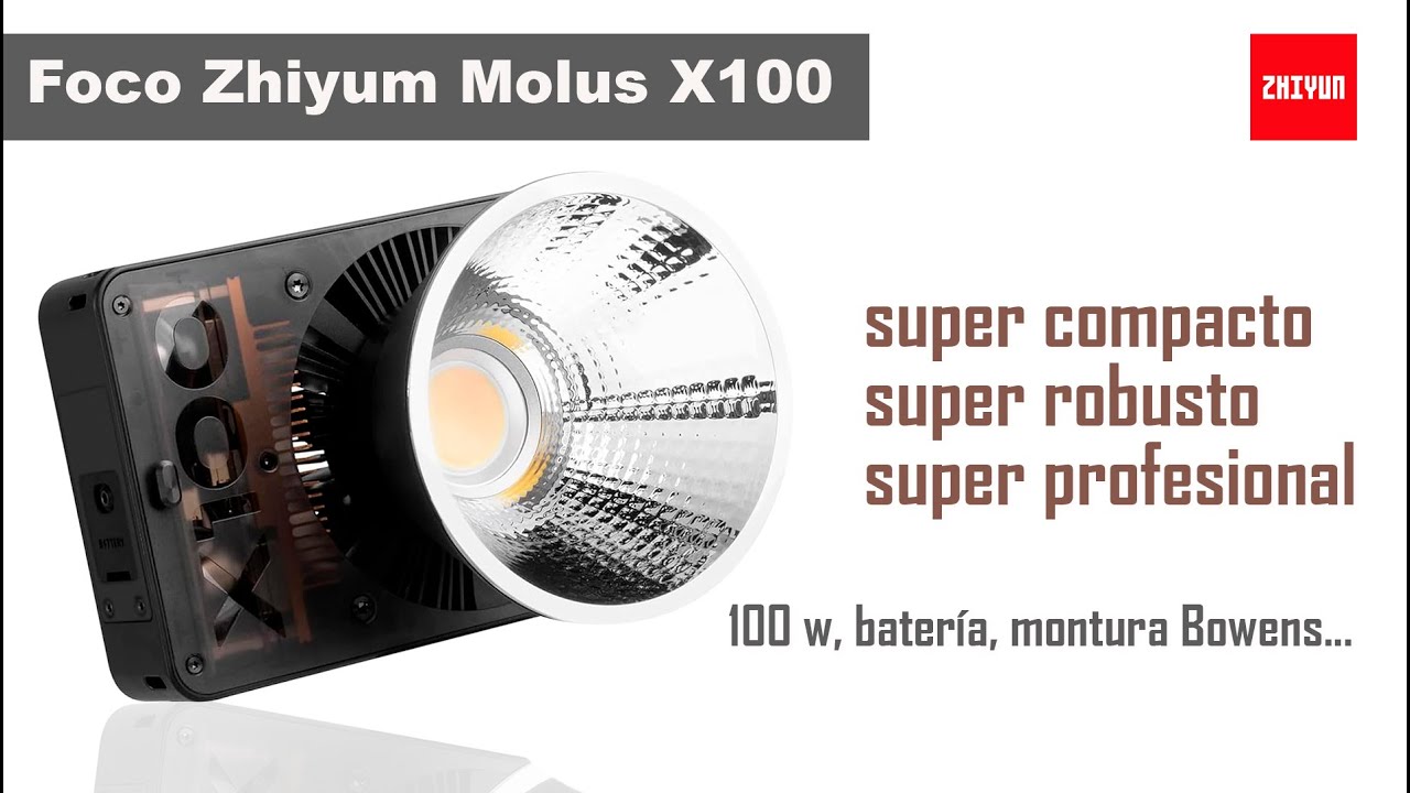 Zhiyun Fiveray M20C 💡 Foco LED diminuto de 20W ⚡️ 