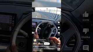 Car’s Autopilot FAILS at a Simple Turn!😂🚗  #AutopilotFail #ViralShorts #FYP