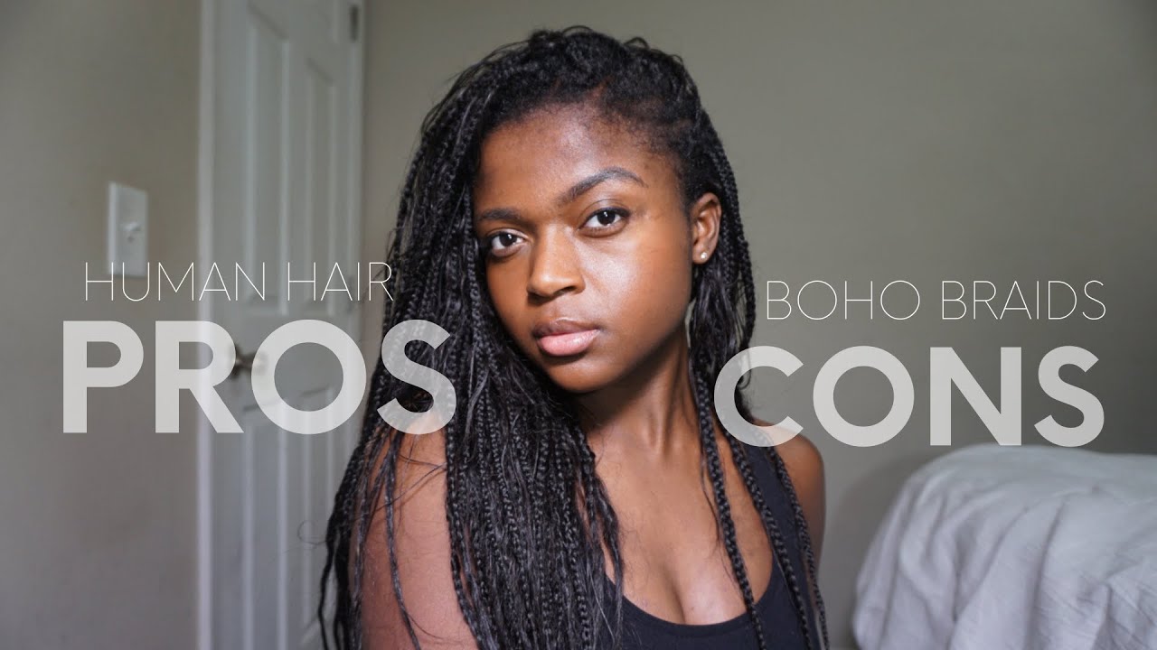 CHIT CHAT Human Hair Boho/Gypsy Ryan Destiny Braids PROS & CONS | Taking braids down w/ Pictures!