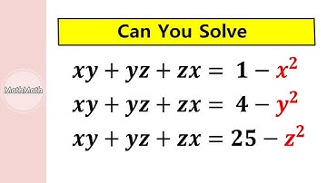 HOW TO: Challenging System of Equations (Part 41)
