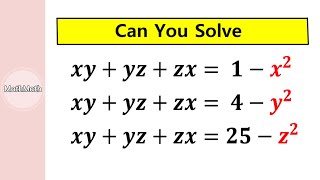HOW TO: Challenging System of Equations (Part 41)