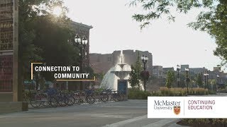 Connecting With The Community at McMaster Continuing Education