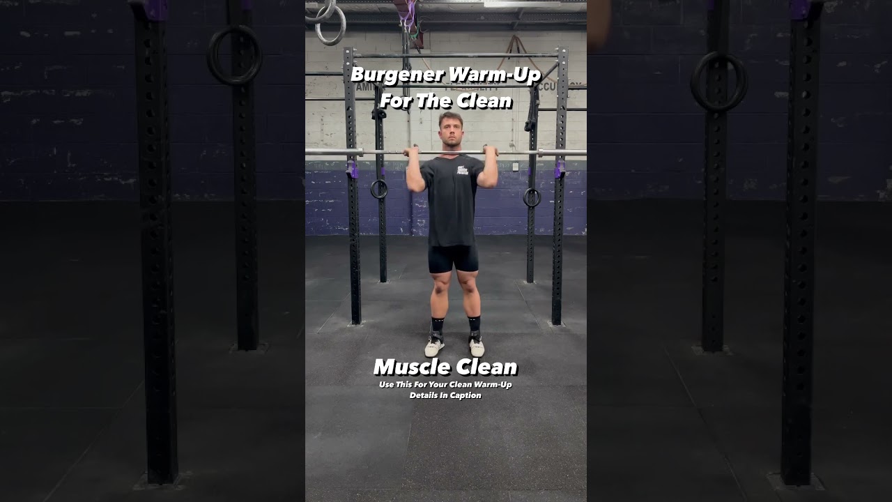 Burgener Warmup For The Clean.Give it a go!