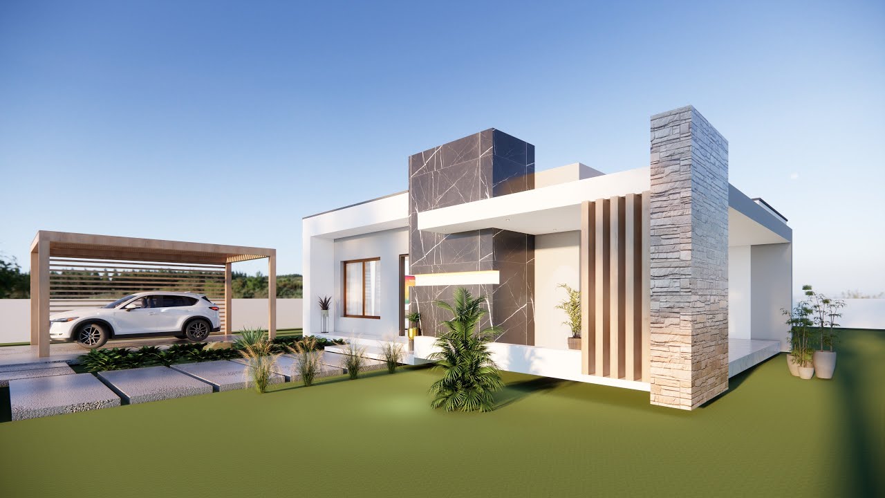 CASA MINIMALISTA Tipo II ELEGÂNCIA QUE NUNCA SAI DE MODA