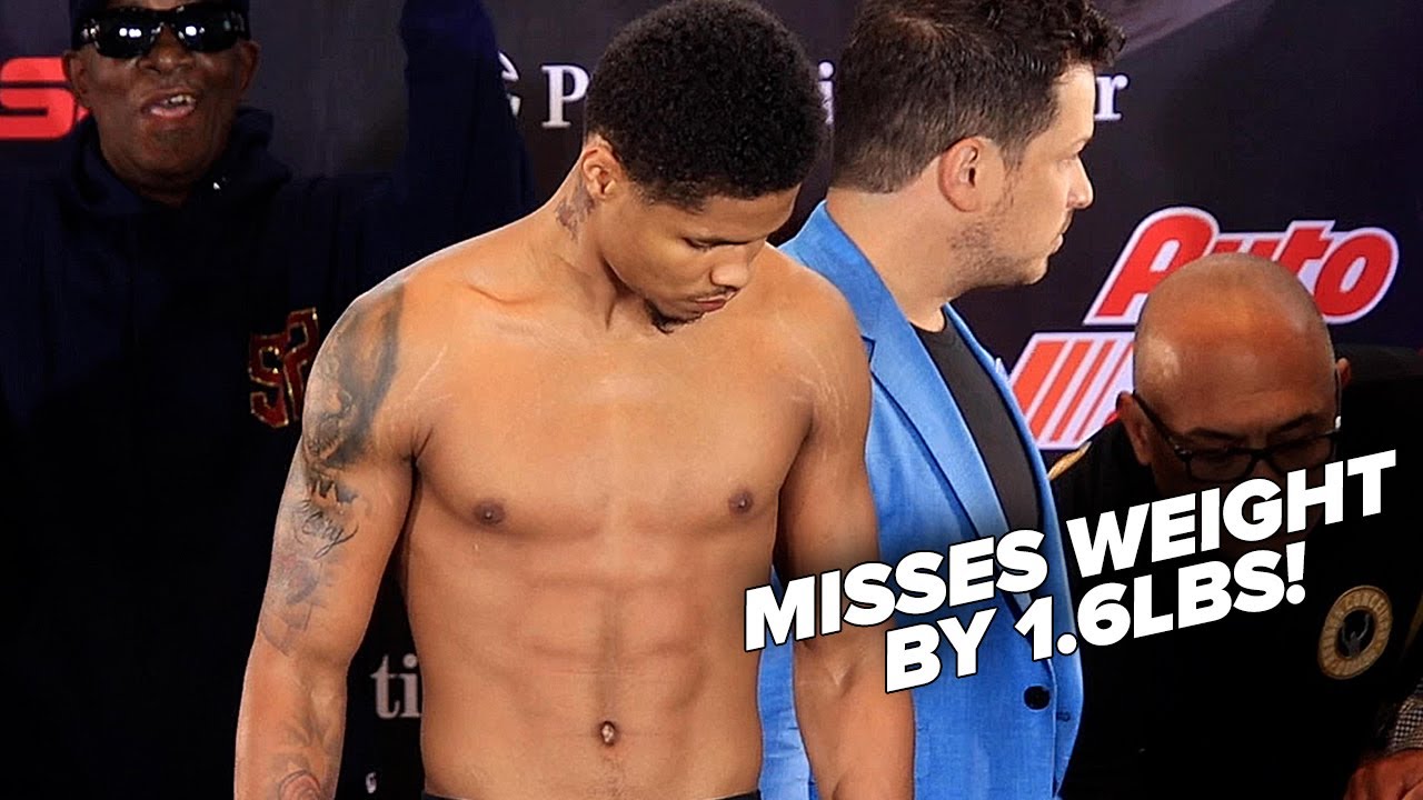 SHAKUR STEVENSON MISSES WEIGHT FOR CONCEICAO FIGHT OVER 1 6LBS 