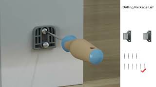 Retractable Baby Gate Installation Instructions - Punch Method