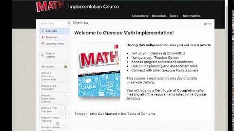 Glencoe Math: Transitioning to Your Implementation Course