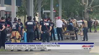 3 dead in 'racially motivated' shooting at Dollar General in Florida, officials say