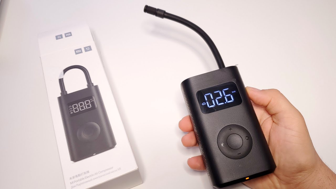 Review Compresor portabil pe baterie Xiaomi Mi MJCQB02QJ | test si  experienta mea - YouTube