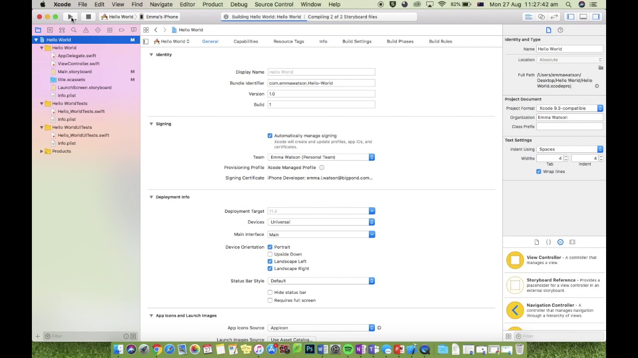 Install Apps to iOS from Xcode - YouTube