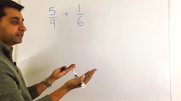 Adding Fractions w/ Different Denominators (using LCM) in 2 minutes