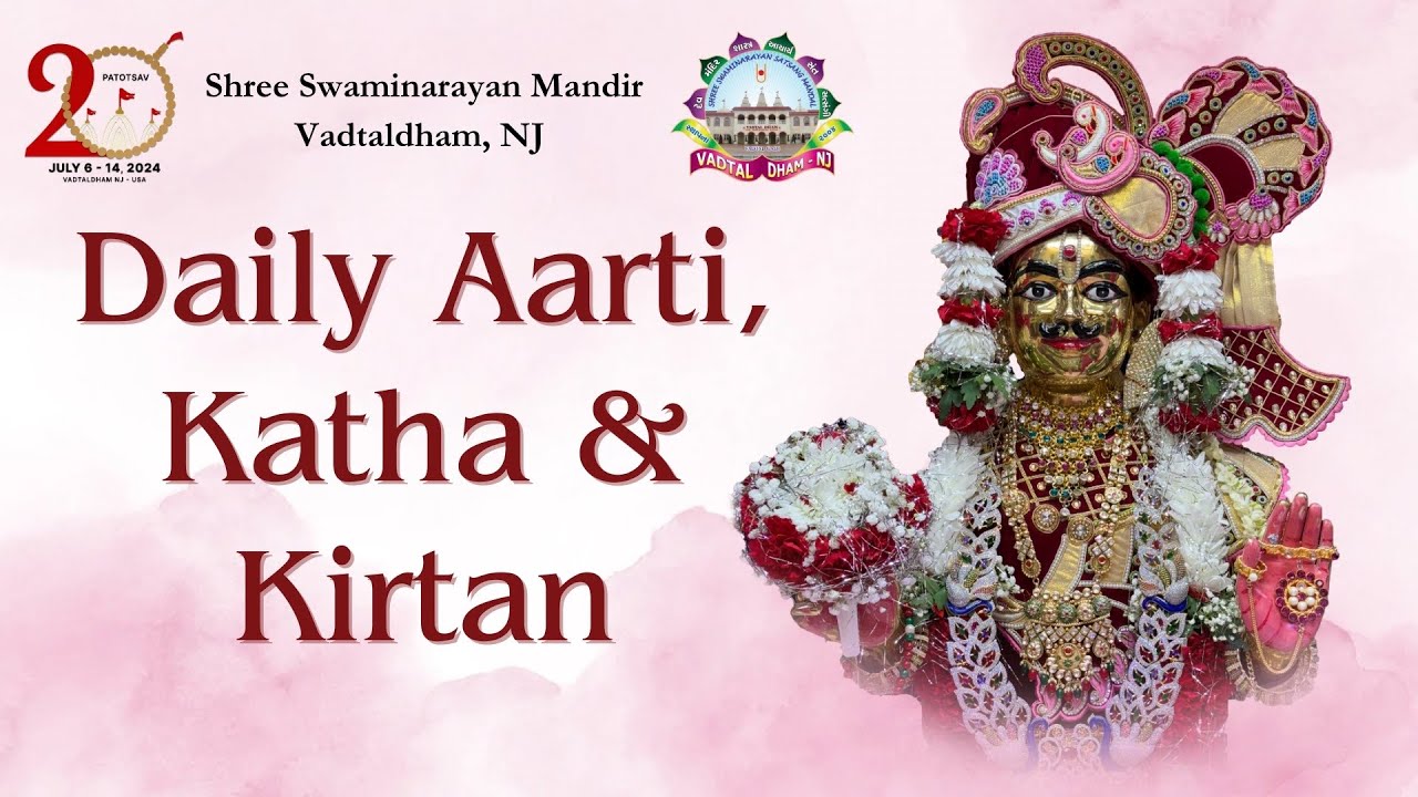 Shree Haricharitramrutsagar Morning Katha  Aarti  04292024