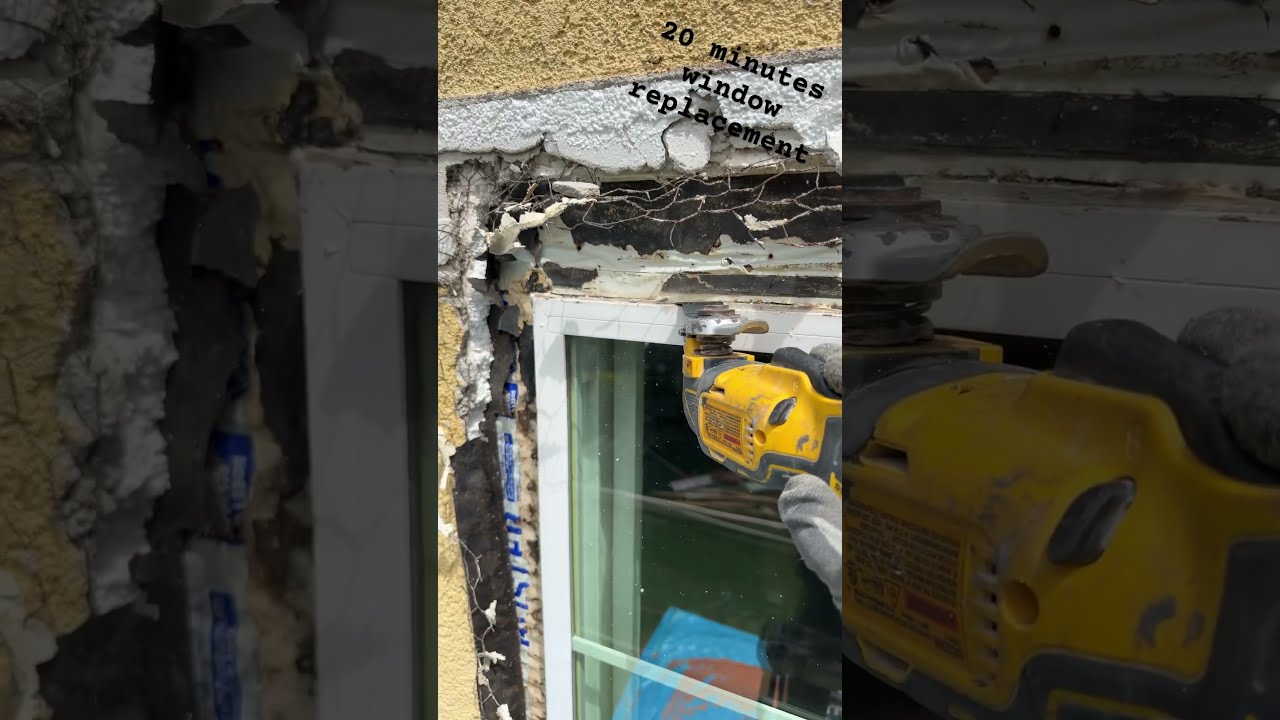 Showing How To Replace Old Window In 20 Min Bayarea Renovation Carpenter Carpentry Construction