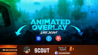 Make Animated Overlay Like Fnatic Scout ll Kinemaster Tutorial ll Scout Overlay Tutorial