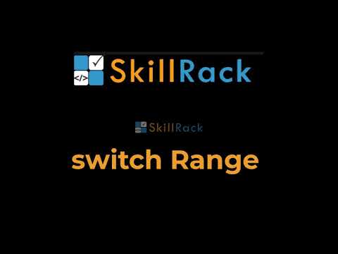 switch Range Operator to print if a character is a lower or upper case