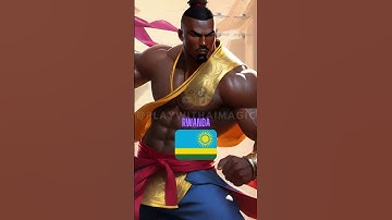 Asking AI To Create a Street Fighter Character For Each Country Part.6 #viral #fyp #aiart