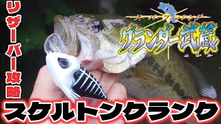 グランダー武蔵】スケルトンクランク！あの時代憧れたルアーで釣る