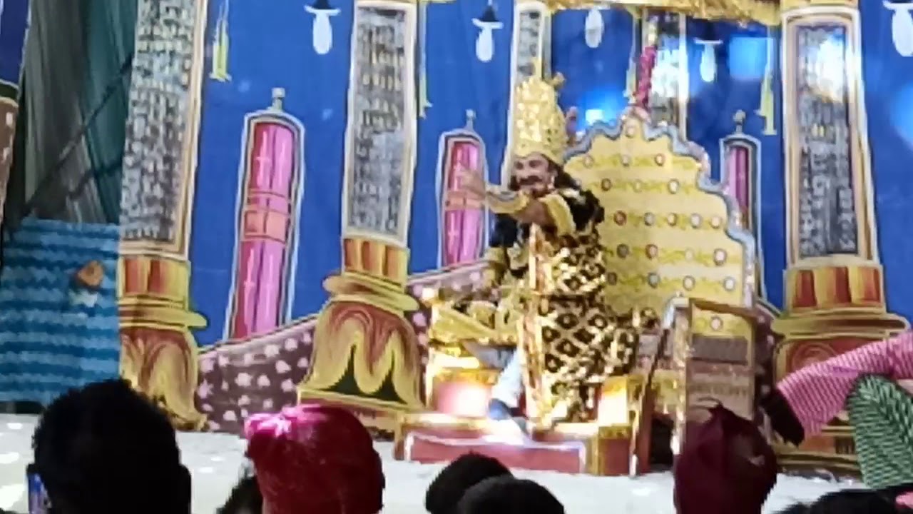 Angad Ravan Samvad Angad ravan samvad kamvan ramlila - YouTube