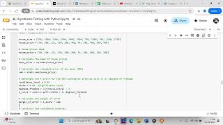 Calculate confidence intervals for house prices using Python
