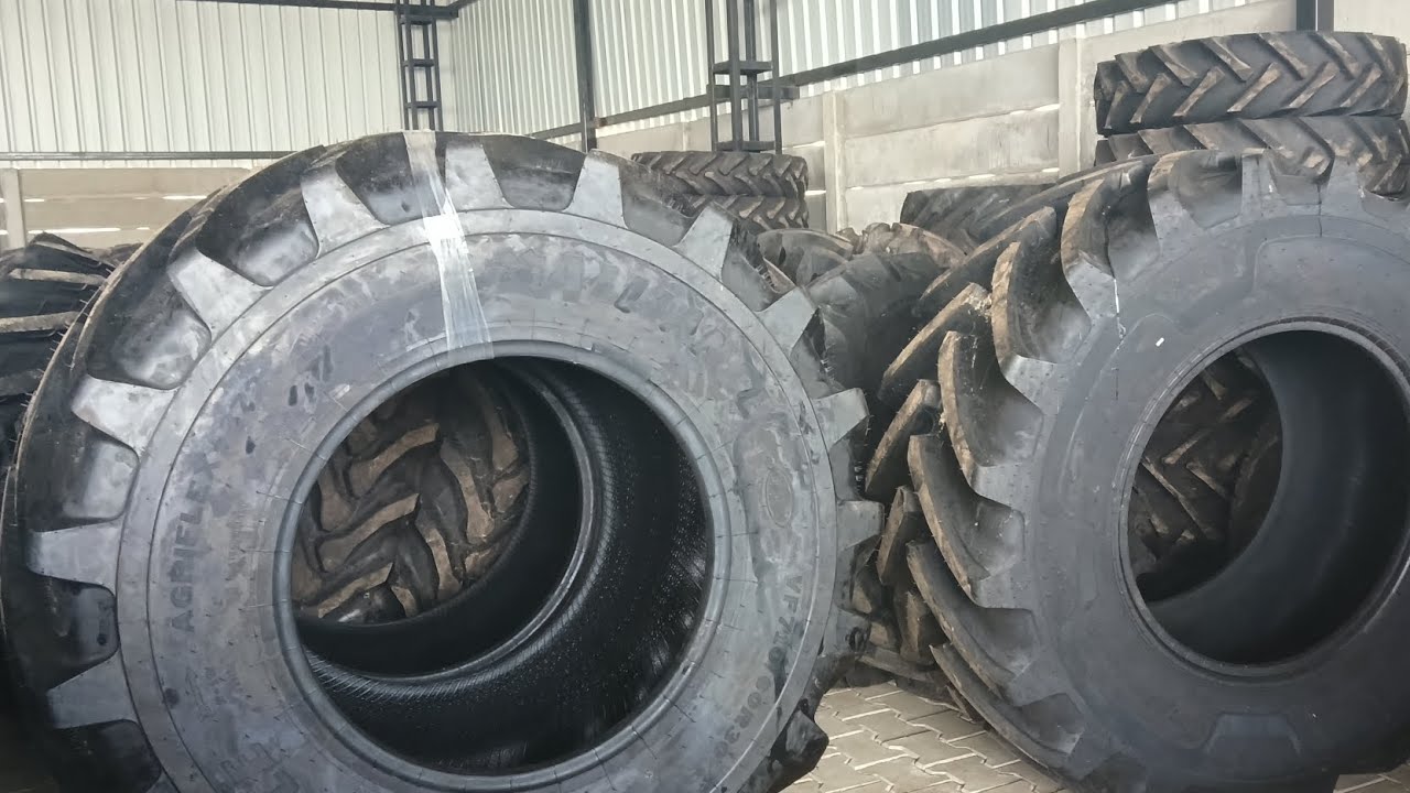 710 नंबर ट्रैक्टर रेडियल टायर वीडियो। 710 no tractor radial tyre video। Girn Tyre Service) PB 32 