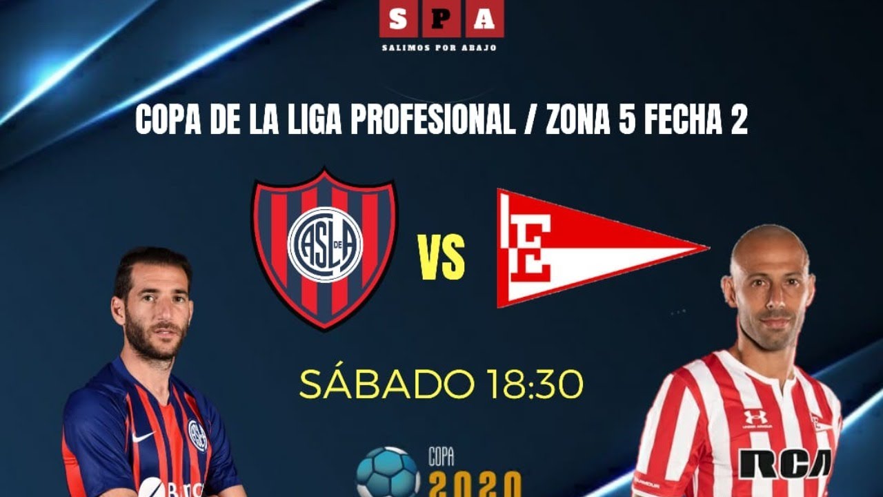 COPA DE LA LIGA PROFESIONAL | SAN LORENZO - ESTUDIANTES - YouTube