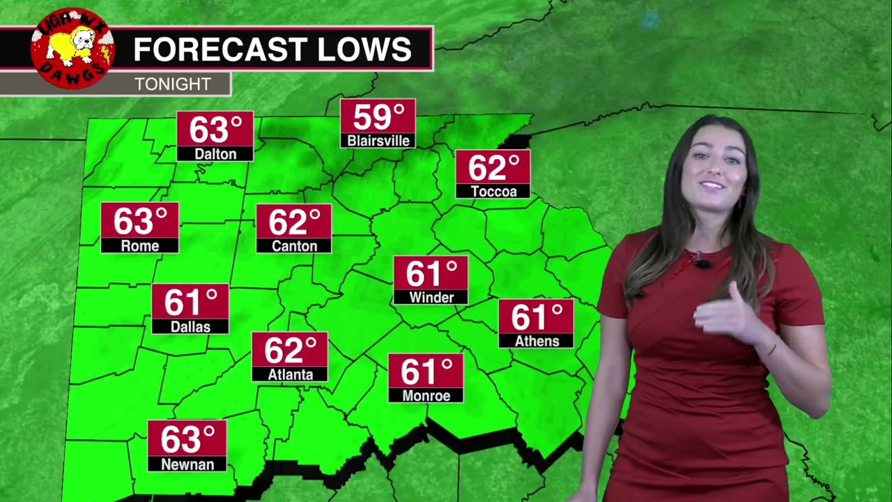 September 23rd North Georgia Weather Forecast