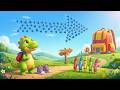Baby Dino Goes to School 🎒 Cute Dinosaur First Day Adventure for Kids &amp; Toddlers Nursery Rhymes