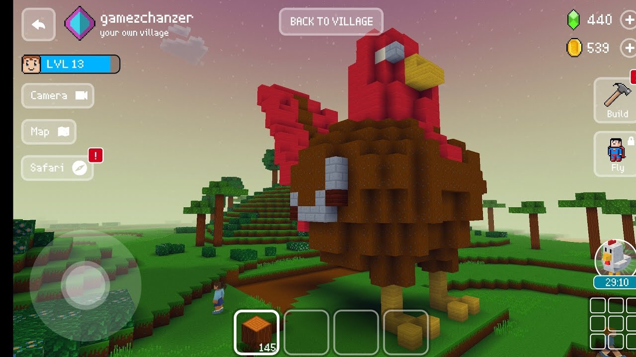 Mini Block Turkey Block Craft 3d - ( Turkey Small) 🦃🦃🦃🦃 - YouTube