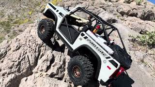 Axial scx10.3 early bronco gets hobbywing quickrun fusion se installed.#rccrawler
