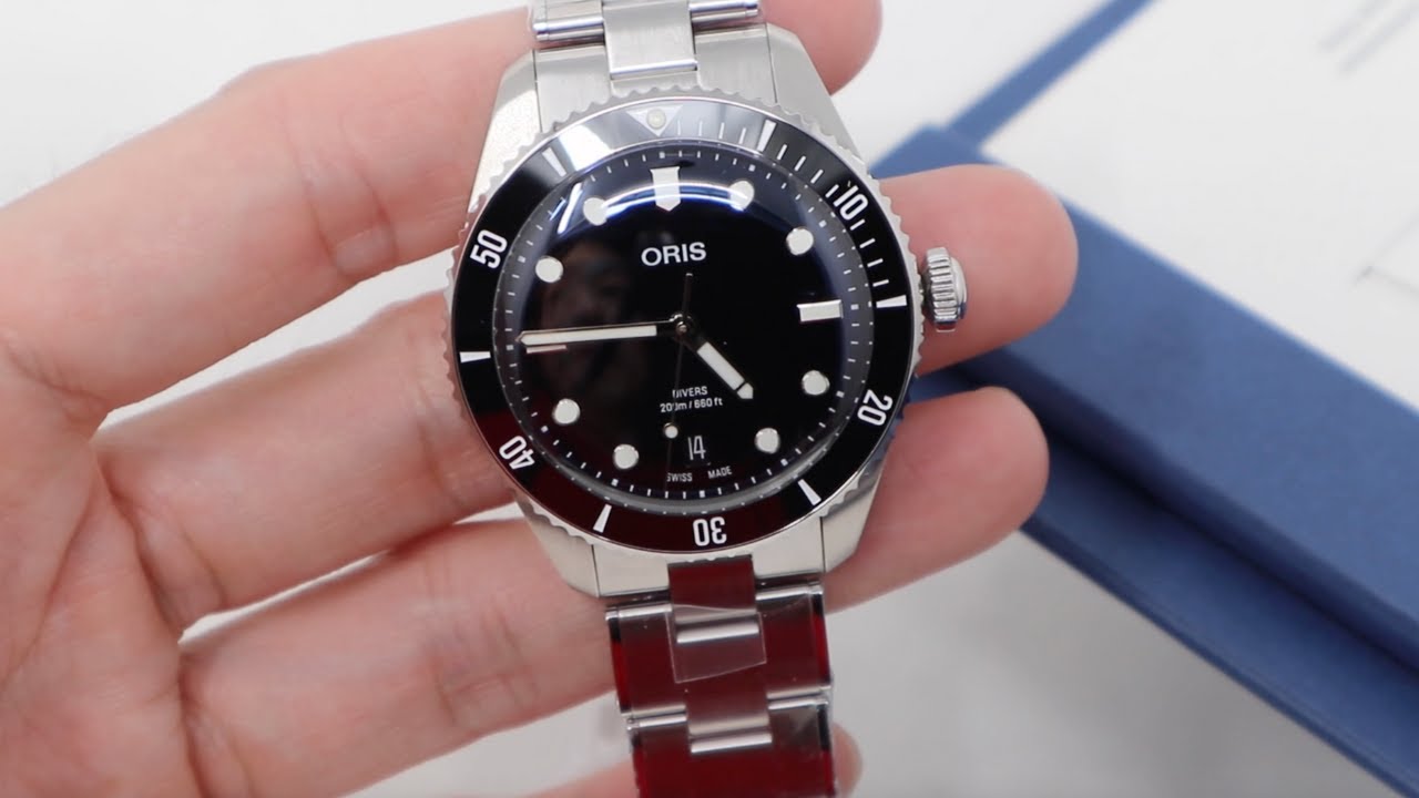 ORIS Divers Date 01 733 7795 4054-Set - YouTube