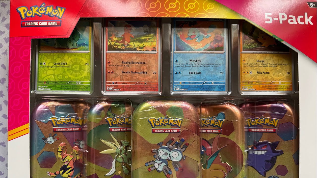 Pokemon 151 Box of Tins Opening!! - YouTube