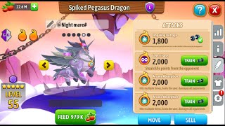 spiked pegasus dragon with leech fang and arcana absorption skills