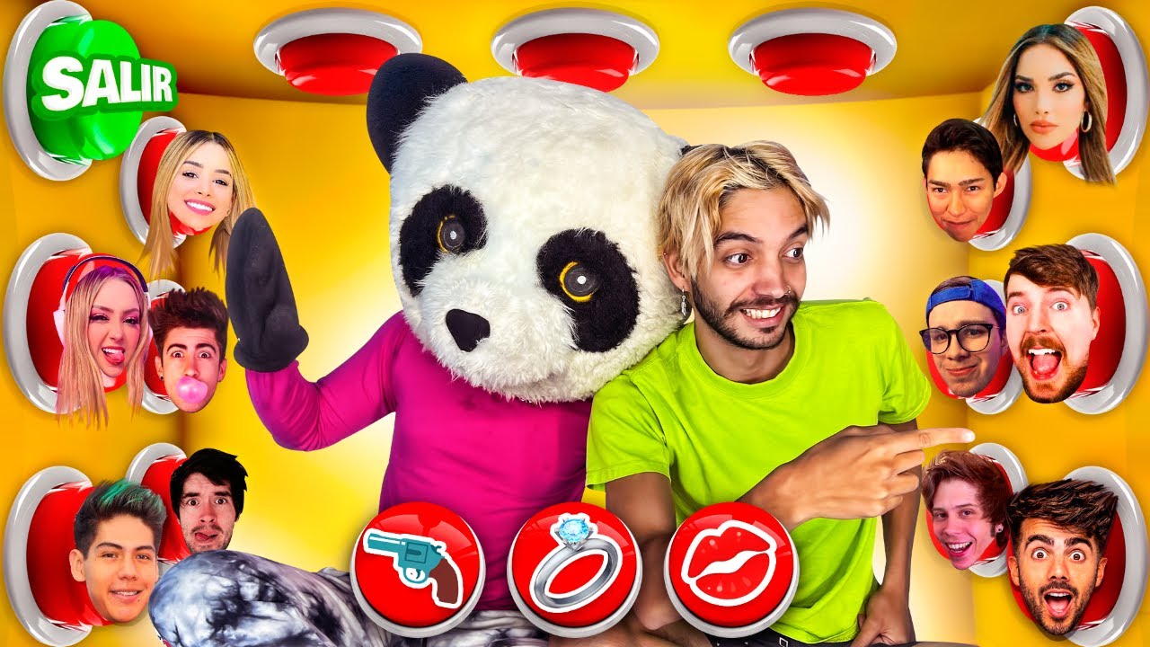 100 BOTONES MISTERIOSOS de BESAR, CASAR O MATAR !!