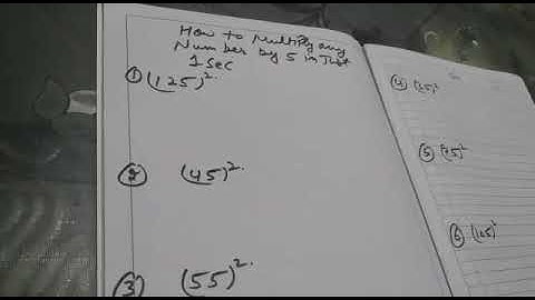 Trick to find square root of number end with unit digit 5