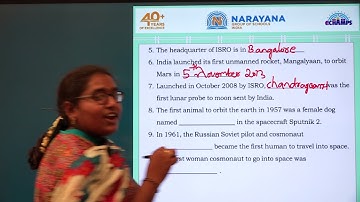 16TH APRIL CLASS V GK REVISION ASSIGNMENT KEY